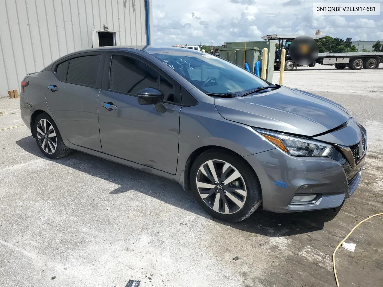 2020 Nissan Versa Sr VIN: 3N1CN8FV2LL914681 Lot: 69921474