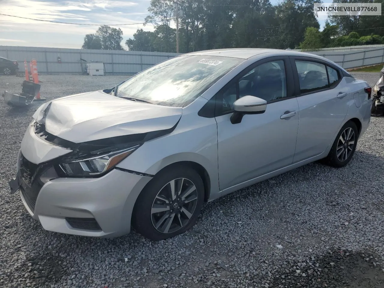 2020 Nissan Versa Sv VIN: 3N1CN8EV8LL877668 Lot: 69987374