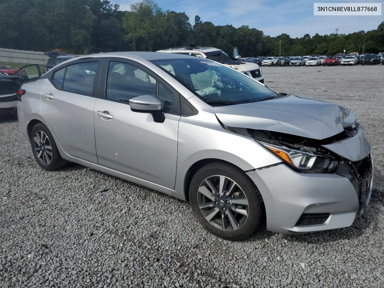 3N1CN8EV8LL877668 2020 Nissan Versa Sv