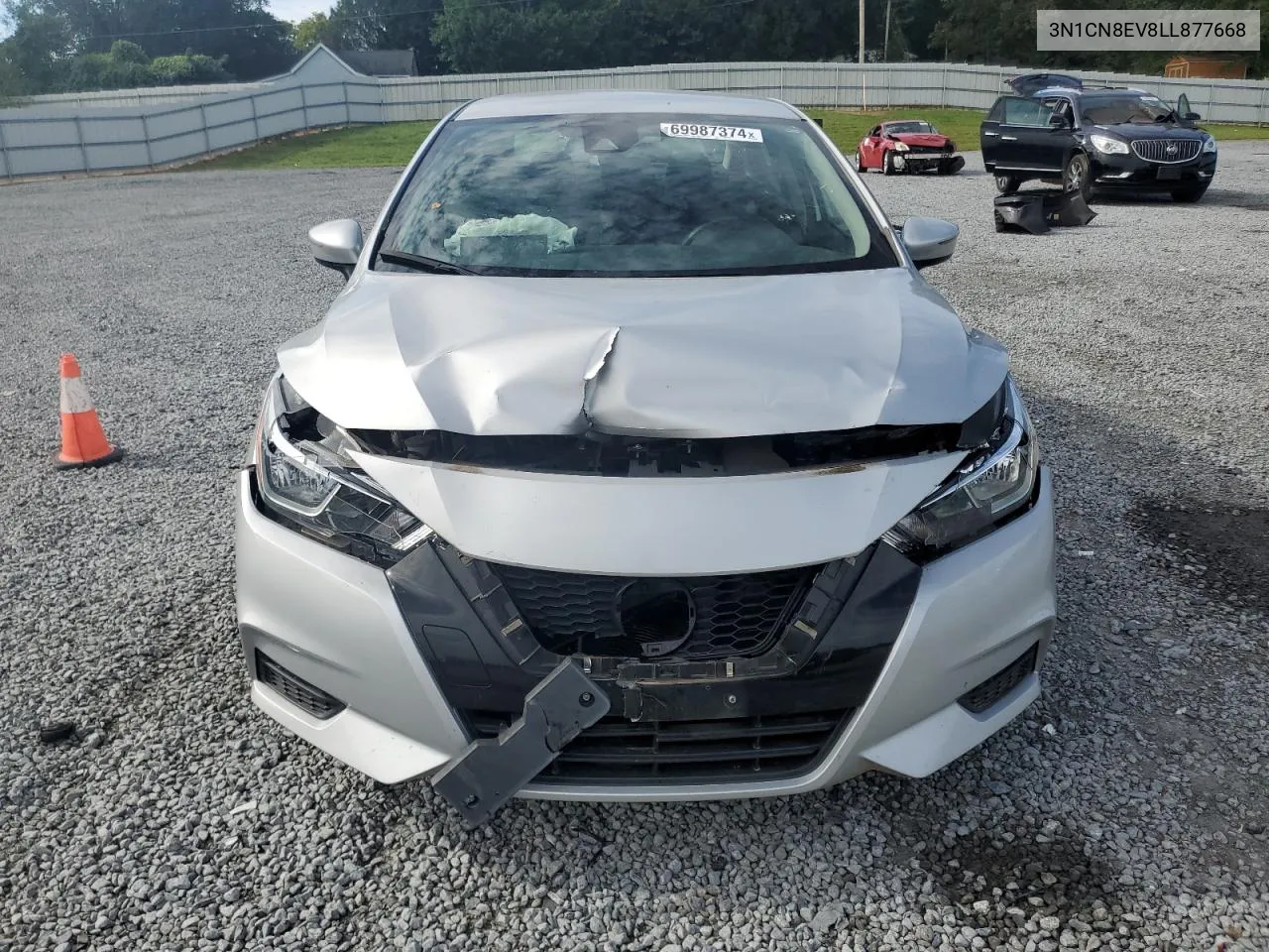 3N1CN8EV8LL877668 2020 Nissan Versa Sv