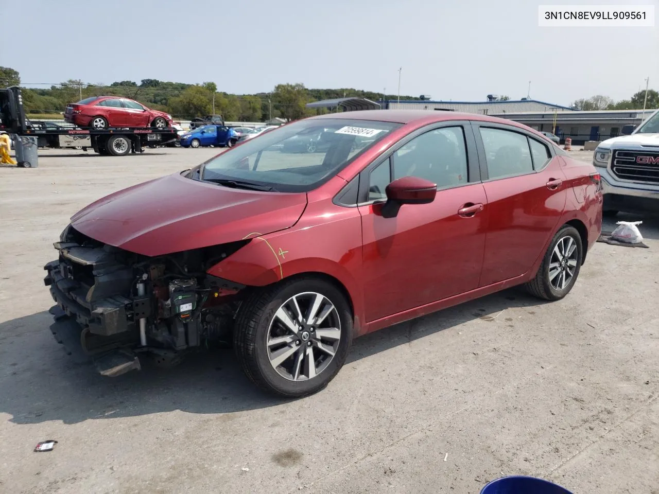 2020 Nissan Versa Sv VIN: 3N1CN8EV9LL909561 Lot: 70599814