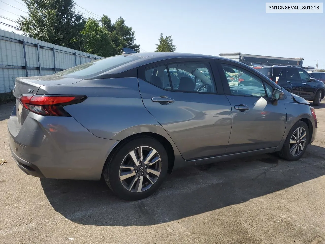 2020 Nissan Versa Sv VIN: 3N1CN8EV4LL801218 Lot: 70650064