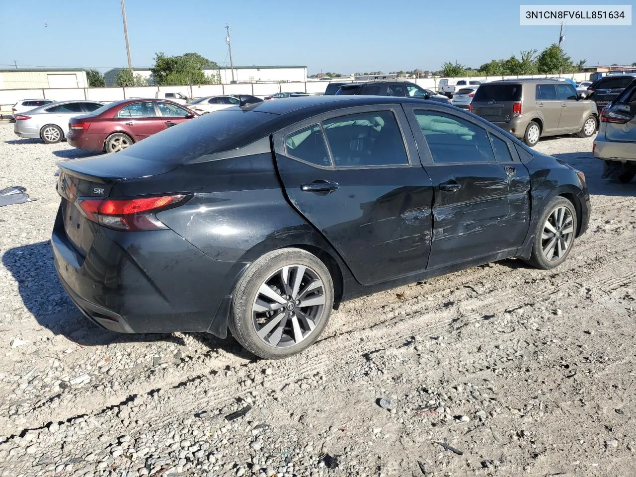 3N1CN8FV6LL851634 2020 Nissan Versa Sr