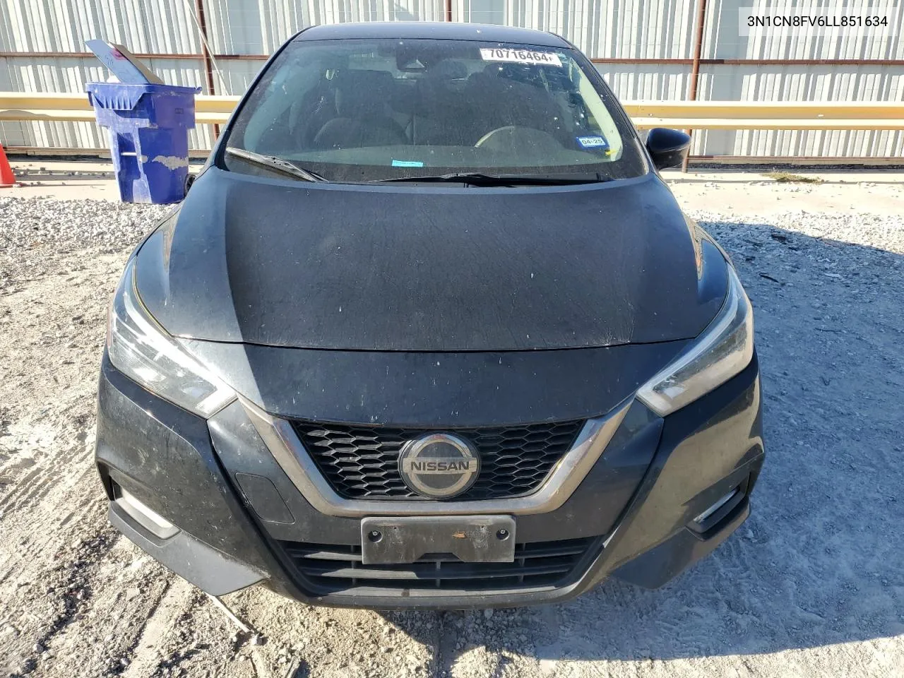 3N1CN8FV6LL851634 2020 Nissan Versa Sr