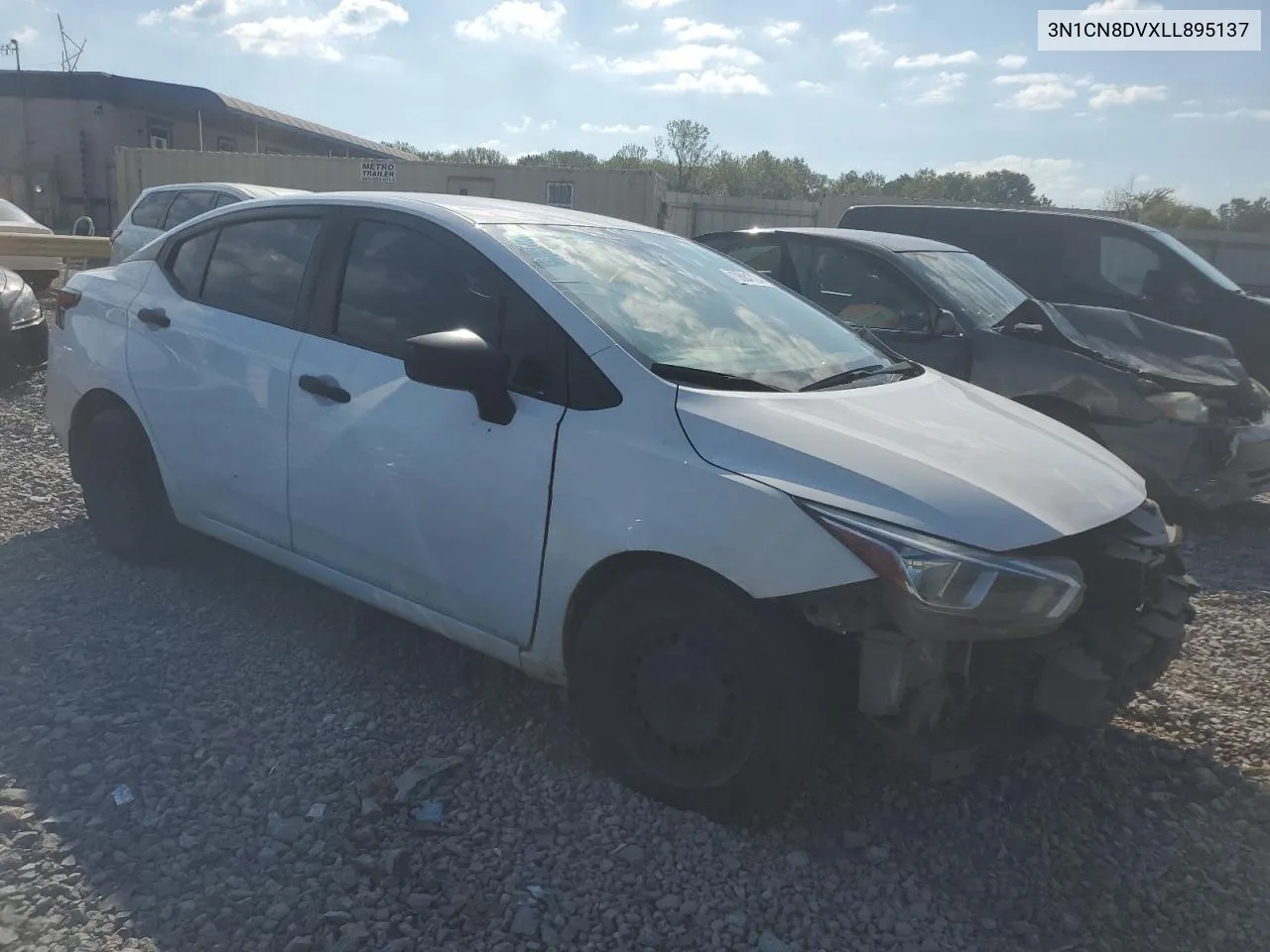 2020 Nissan Versa S VIN: 3N1CN8DVXLL895137 Lot: 70804724