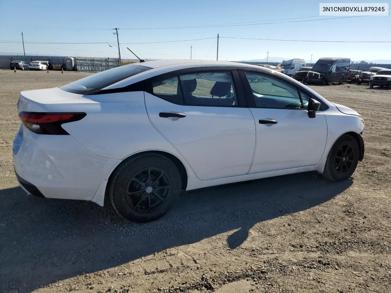 2020 Nissan Versa S VIN: 3N1CN8DVXLL879245 Lot: 70833394