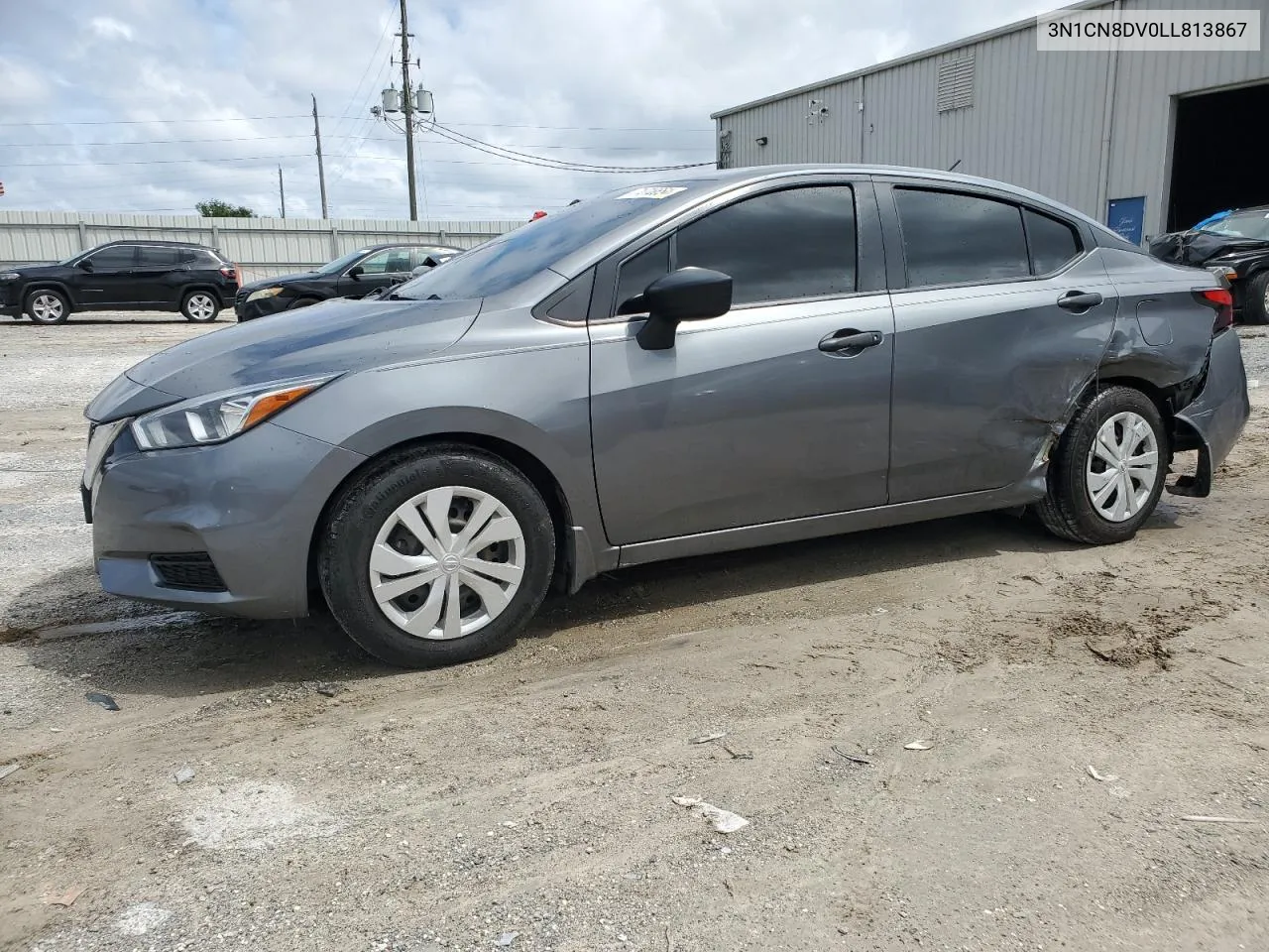 2020 Nissan Versa S VIN: 3N1CN8DV0LL813867 Lot: 71018654