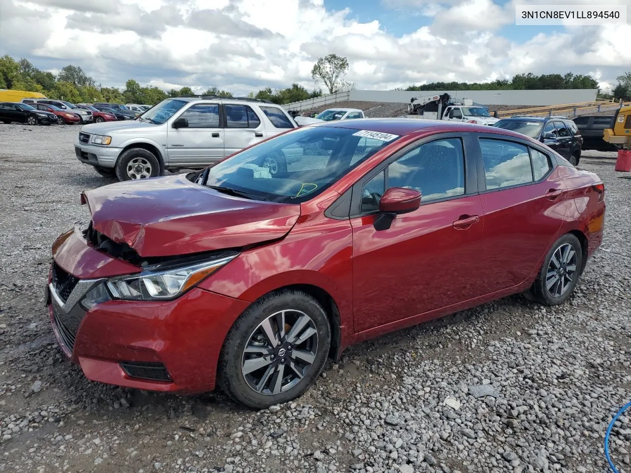 3N1CN8EV1LL894540 2020 Nissan Versa Sv