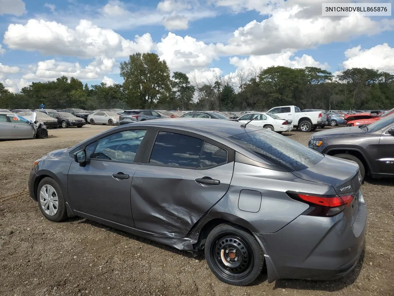 2020 Nissan Versa S VIN: 3N1CN8DV8LL865876 Lot: 71481214