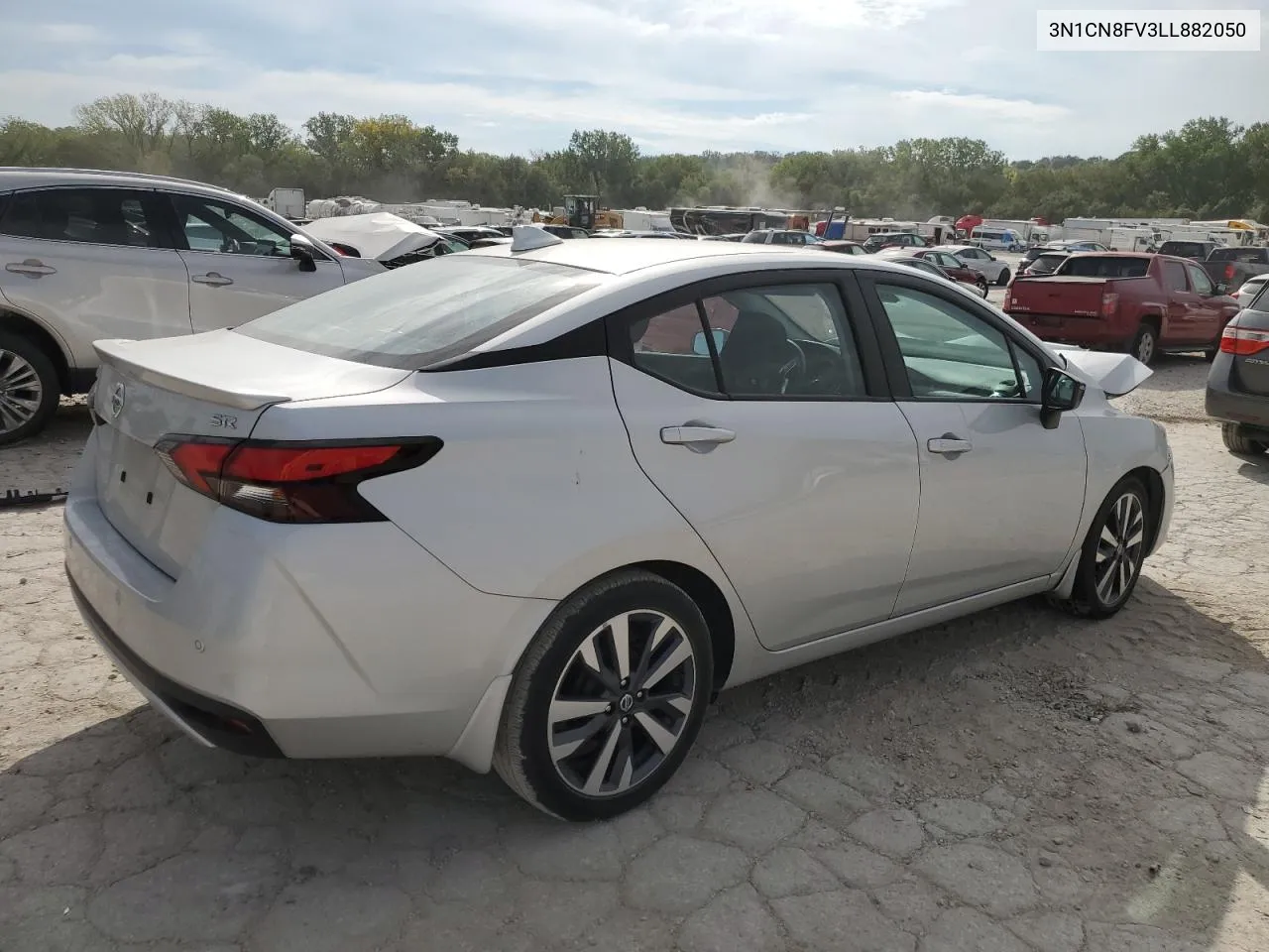 2020 Nissan Versa Sr VIN: 3N1CN8FV3LL882050 Lot: 71947514