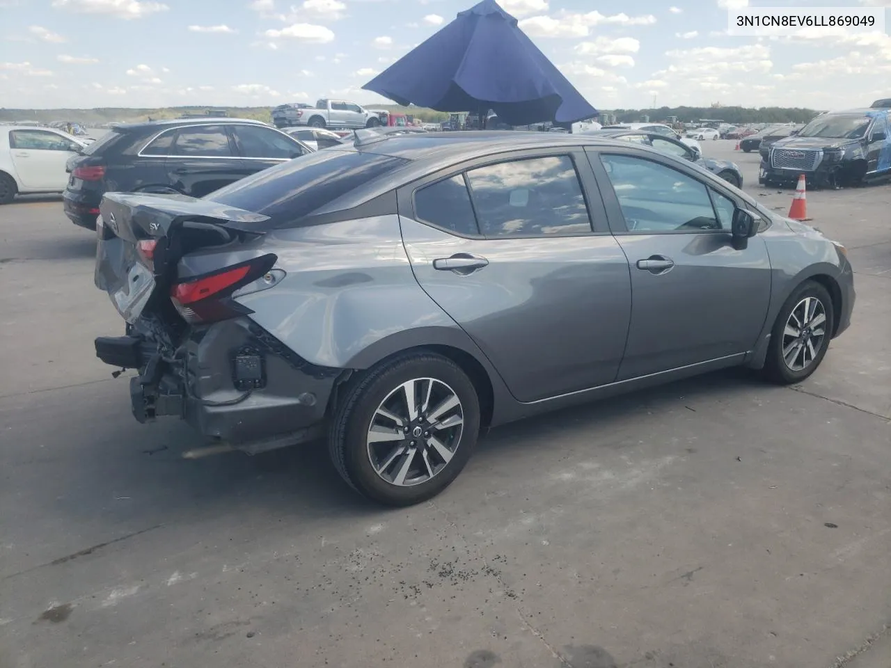 2020 Nissan Versa Sv VIN: 3N1CN8EV6LL869049 Lot: 72002564