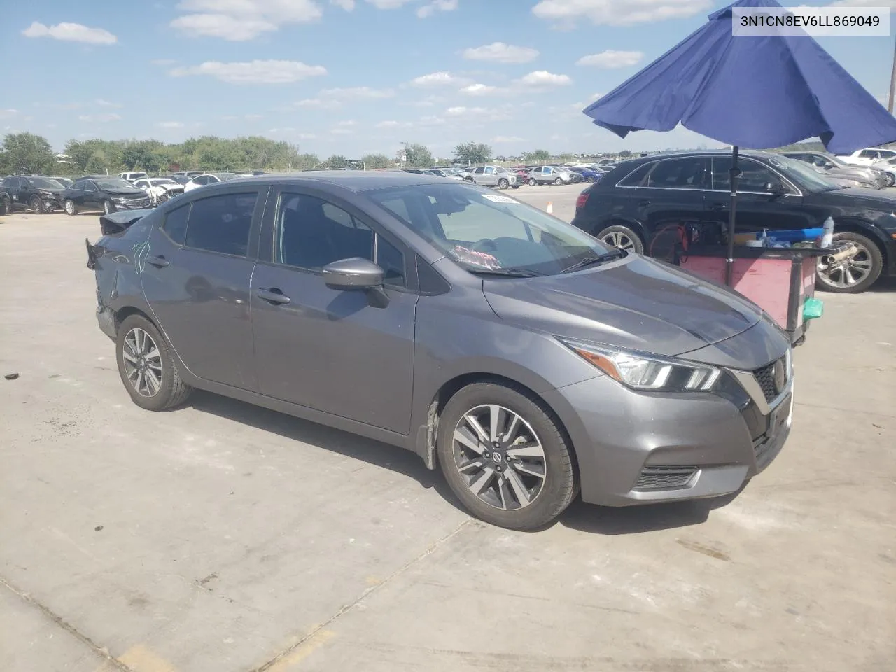 2020 Nissan Versa Sv VIN: 3N1CN8EV6LL869049 Lot: 72002564