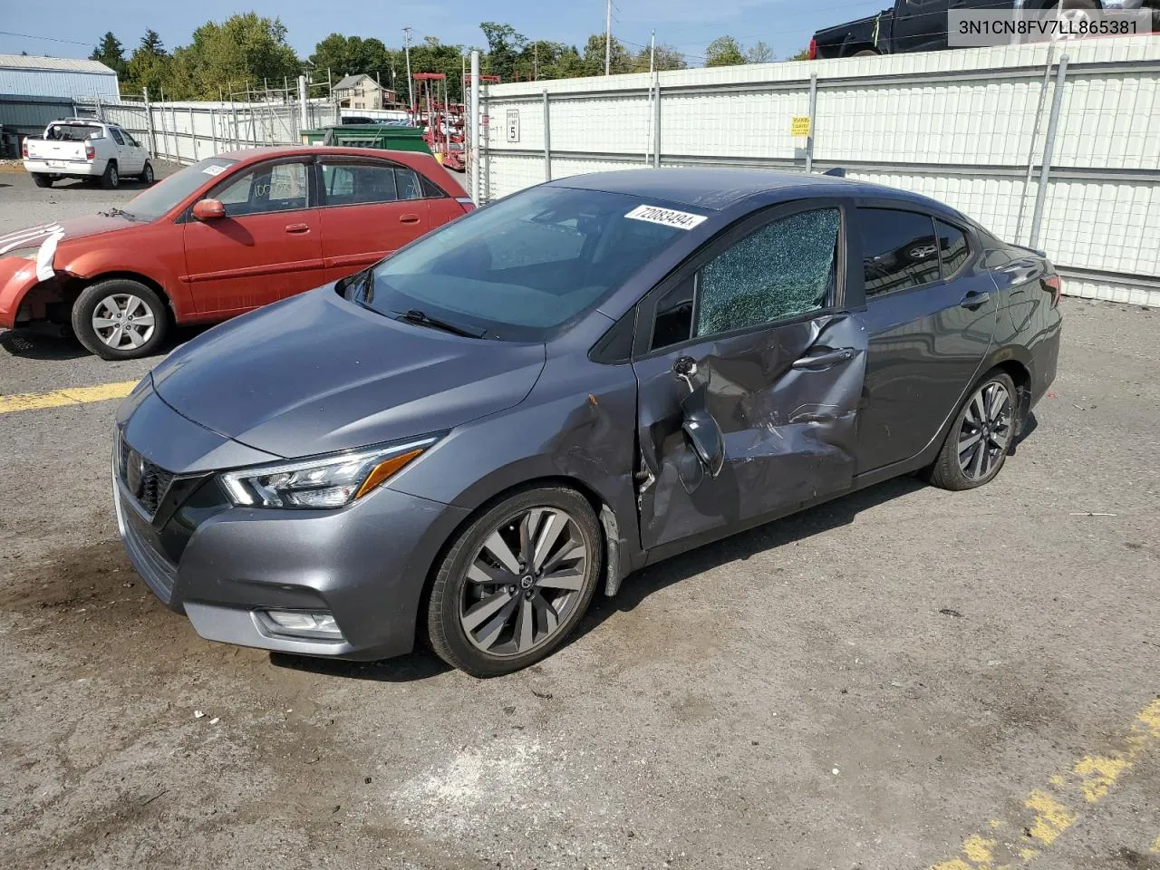 3N1CN8FV7LL865381 2020 Nissan Versa Sr