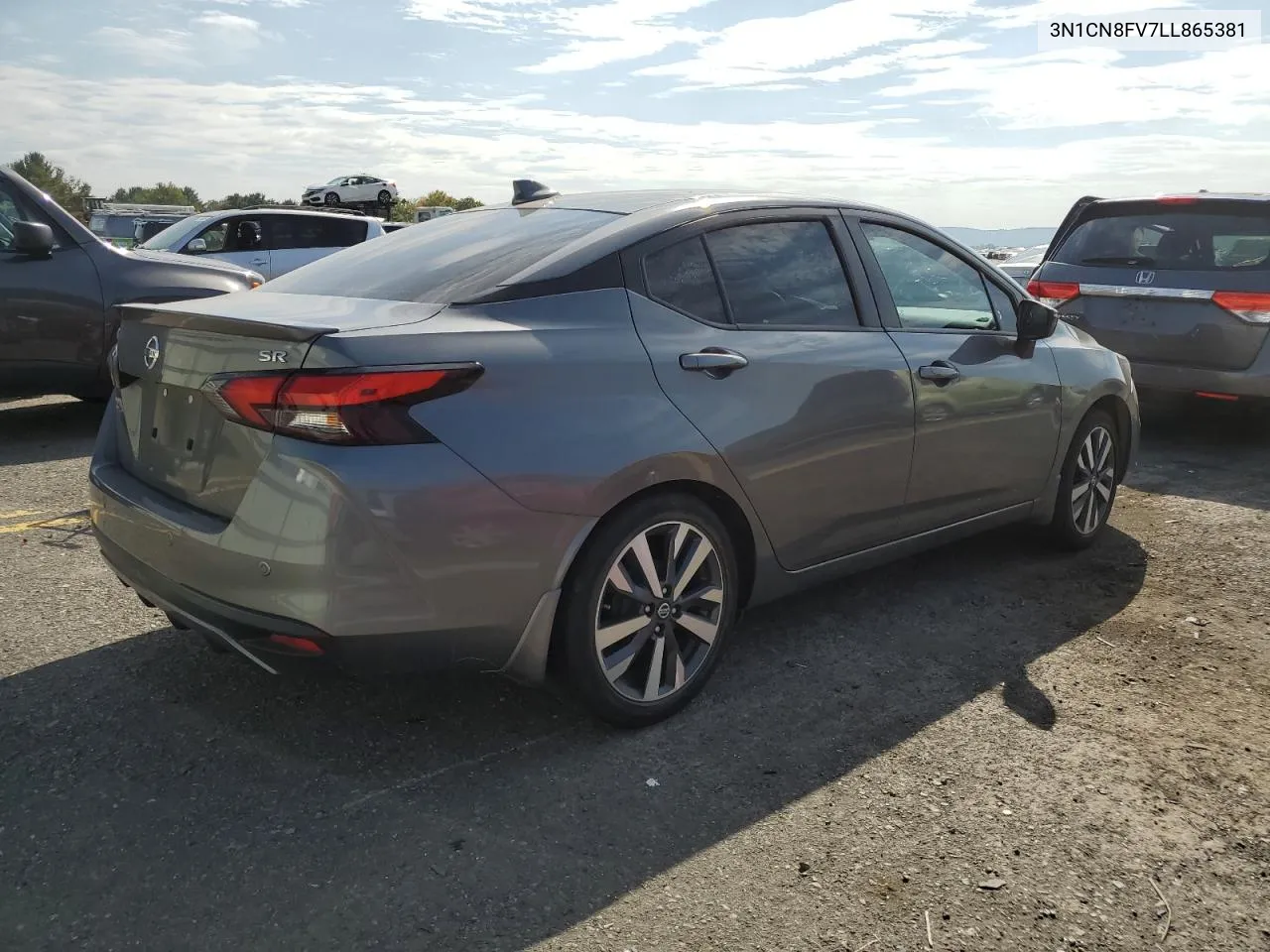 2020 Nissan Versa Sr VIN: 3N1CN8FV7LL865381 Lot: 72083494