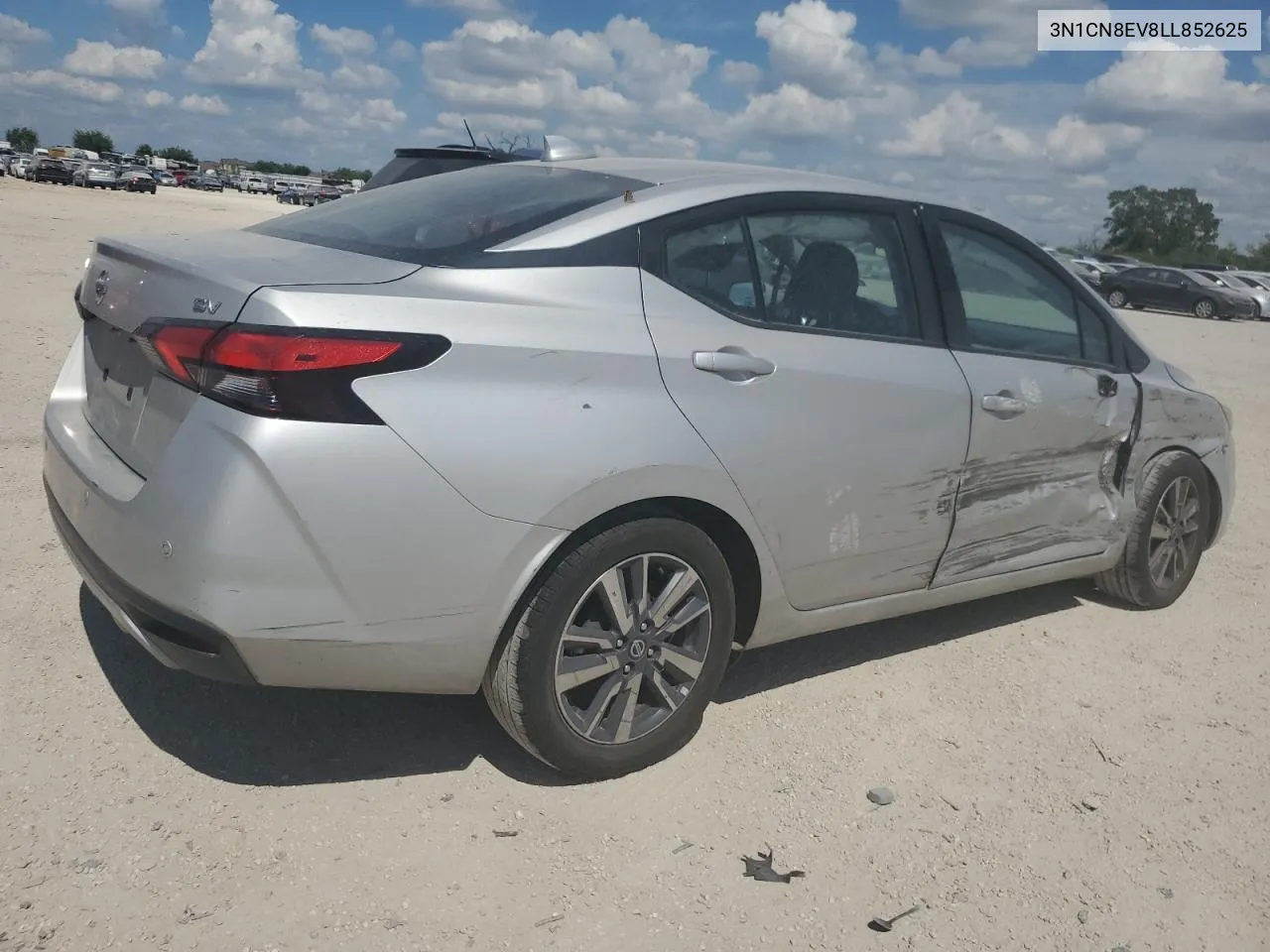 2020 Nissan Versa Sv VIN: 3N1CN8EV8LL852625 Lot: 72085054