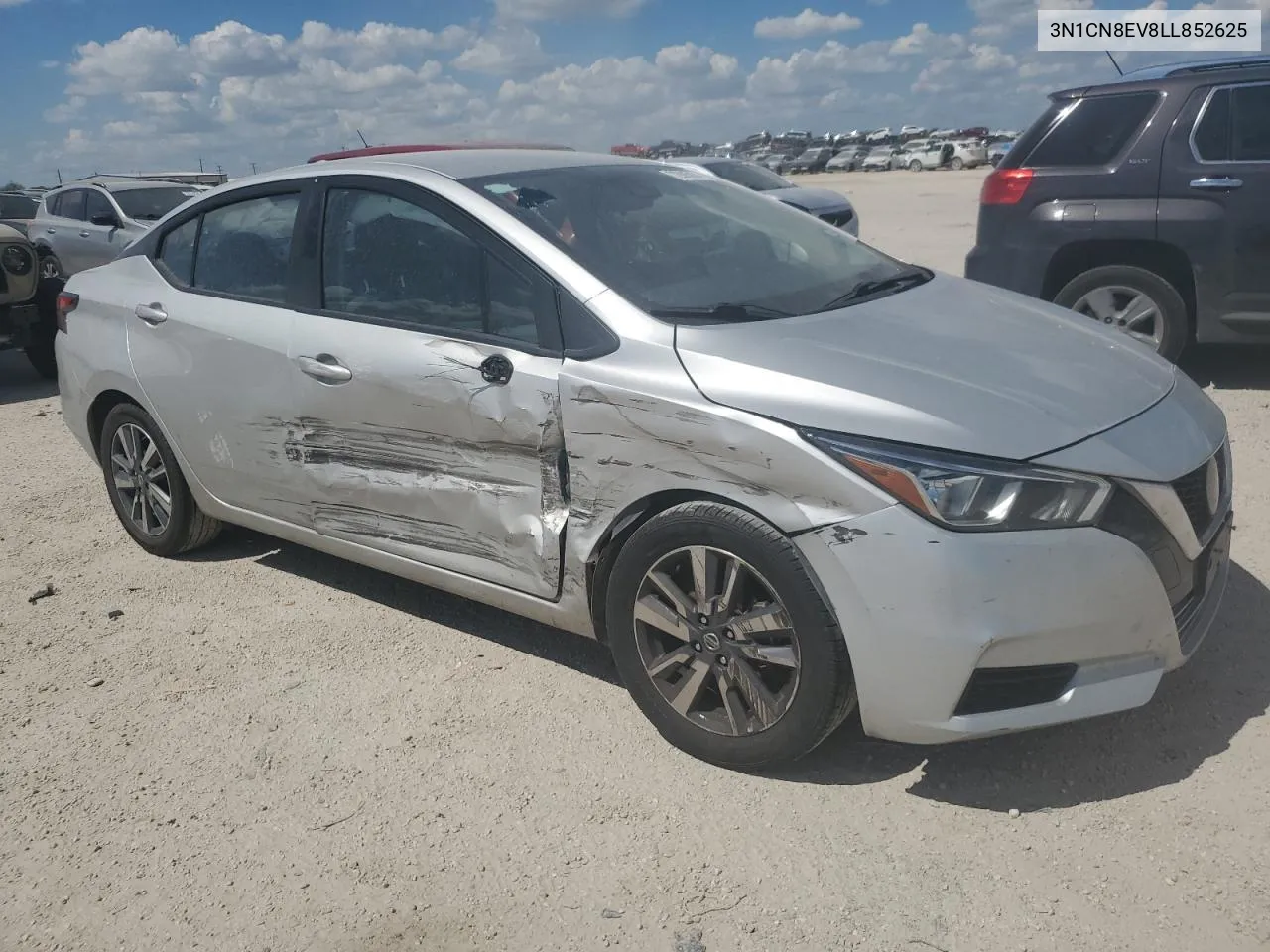 2020 Nissan Versa Sv VIN: 3N1CN8EV8LL852625 Lot: 72085054