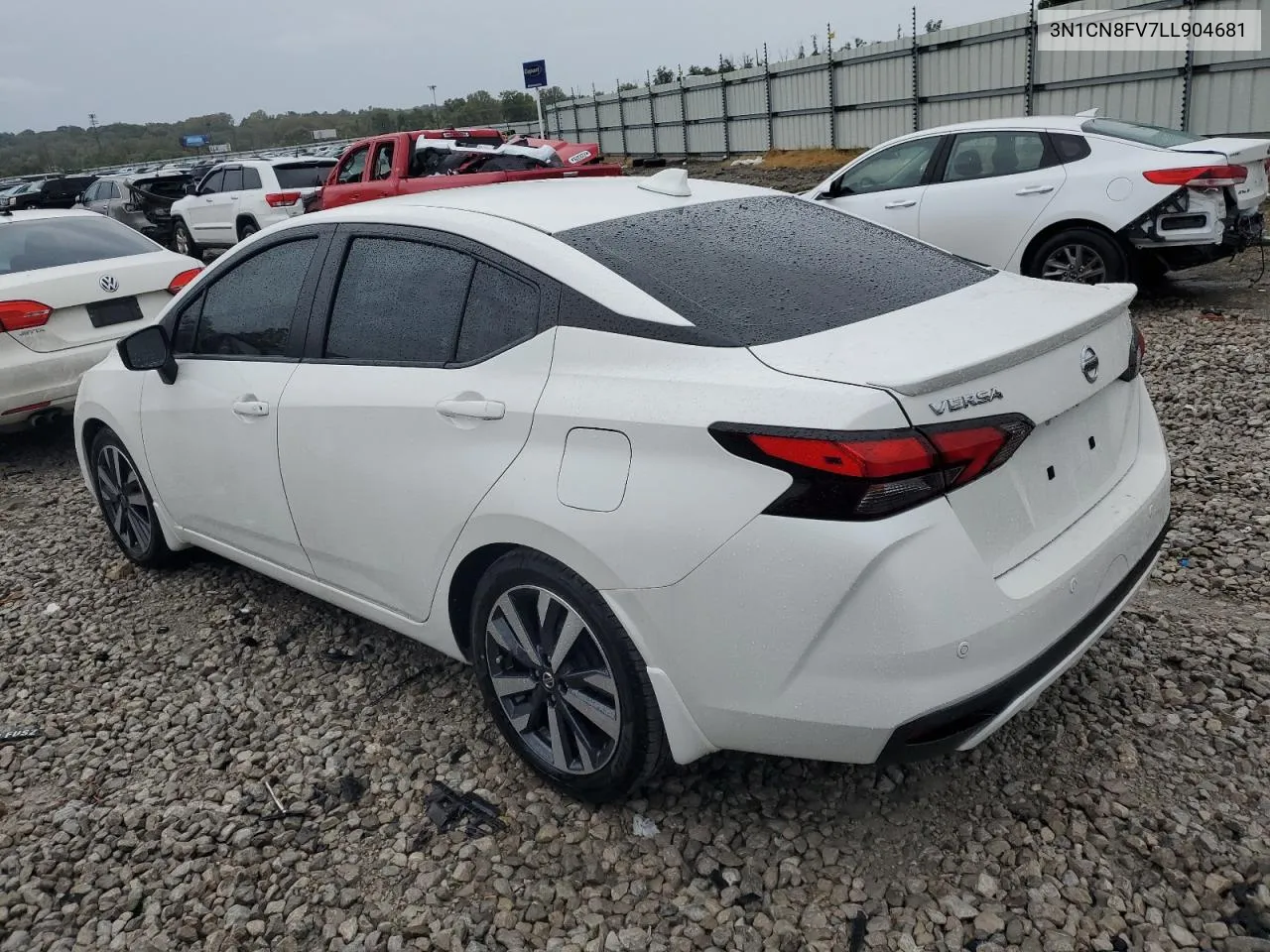 2020 Nissan Versa Sr VIN: 3N1CN8FV7LL904681 Lot: 72155094