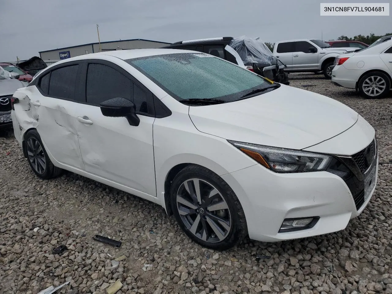 2020 Nissan Versa Sr VIN: 3N1CN8FV7LL904681 Lot: 72155094