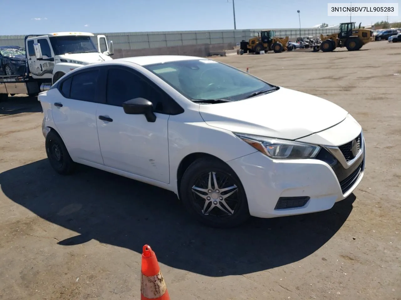 2020 Nissan Versa S VIN: 3N1CN8DV7LL905283 Lot: 72270974