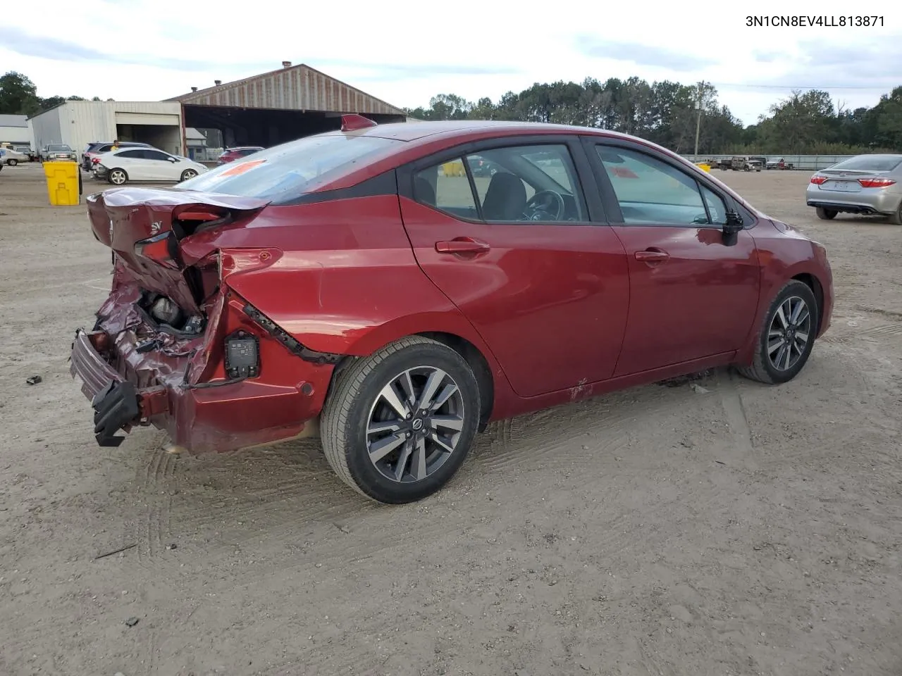 2020 Nissan Versa Sv VIN: 3N1CN8EV4LL813871 Lot: 72646554