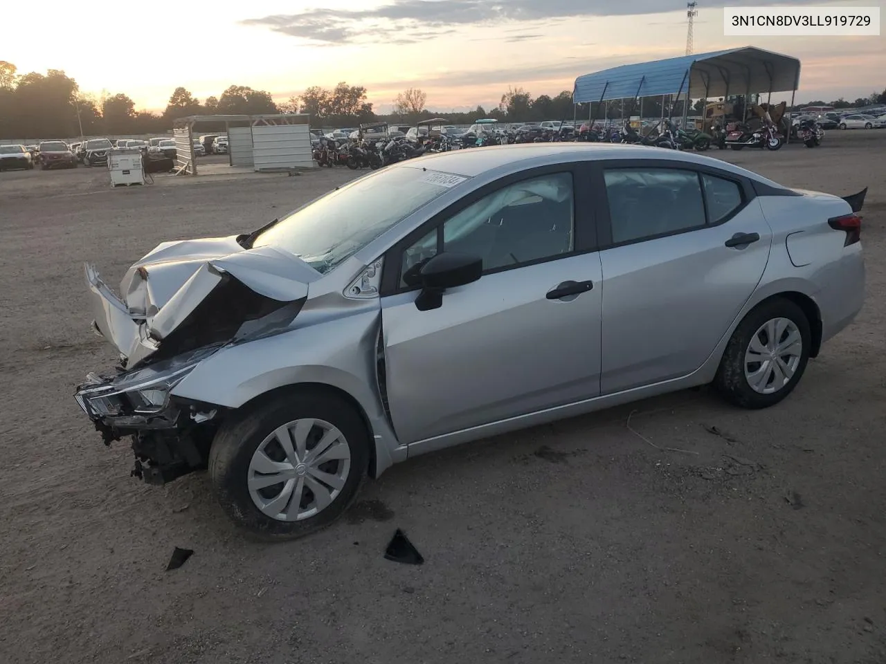 2020 Nissan Versa S VIN: 3N1CN8DV3LL919729 Lot: 72661034