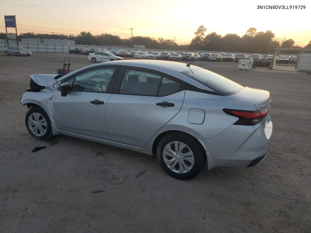 2020 Nissan Versa S VIN: 3N1CN8DV3LL919729 Lot: 72661034