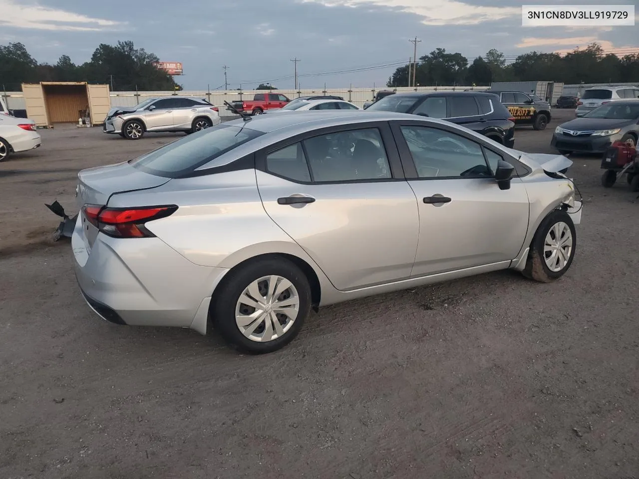 2020 Nissan Versa S VIN: 3N1CN8DV3LL919729 Lot: 72661034