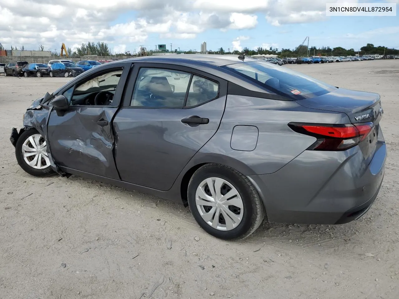 2020 Nissan Versa S VIN: 3N1CN8DV4LL872954 Lot: 72973304