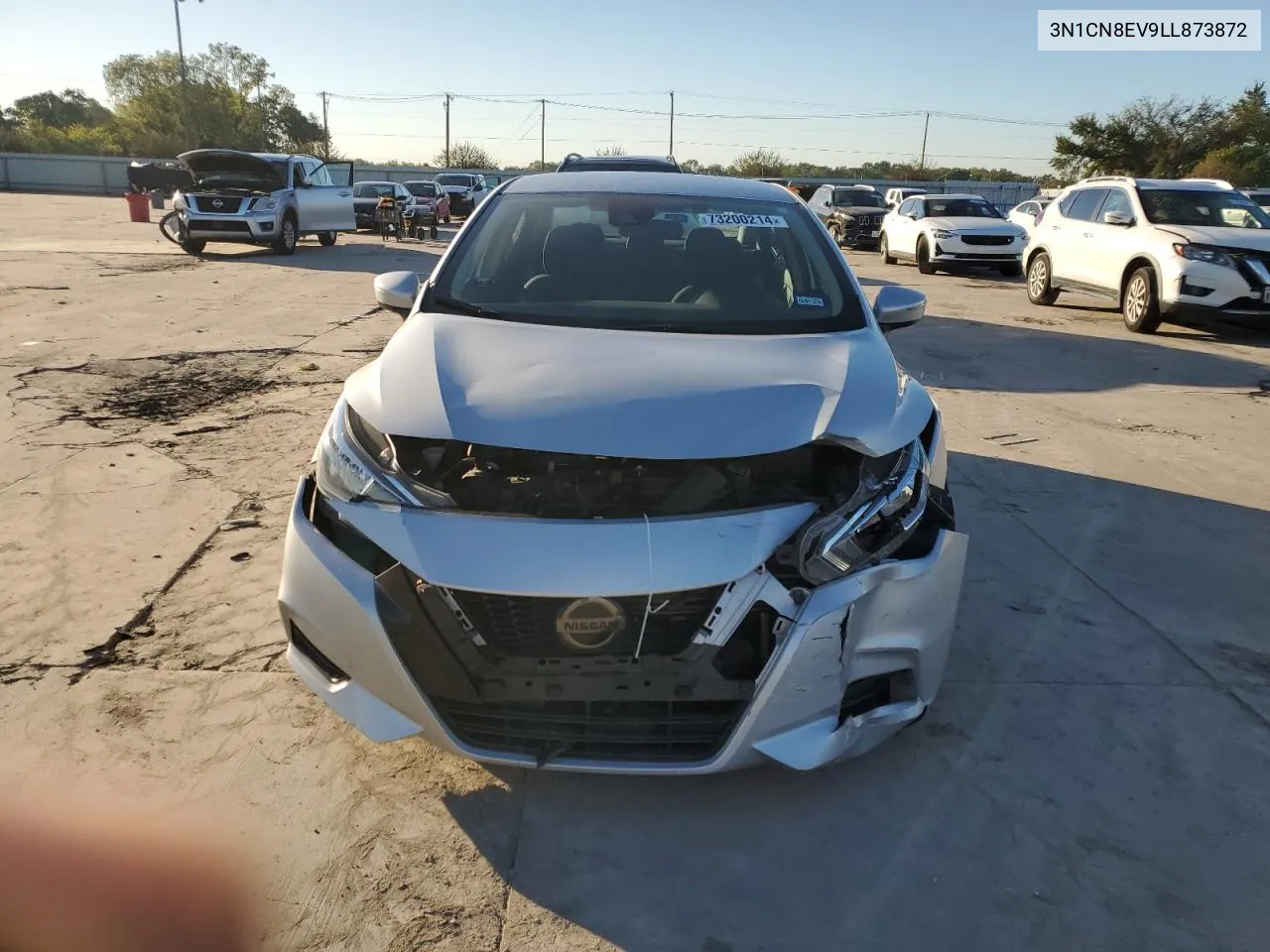 2020 Nissan Versa Sv VIN: 3N1CN8EV9LL873872 Lot: 73200214