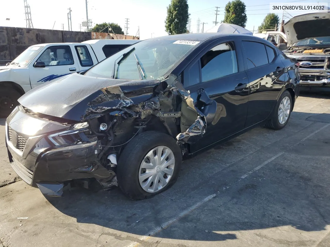 2020 Nissan Versa S VIN: 3N1CN8DV5LL914032 Lot: 74013374