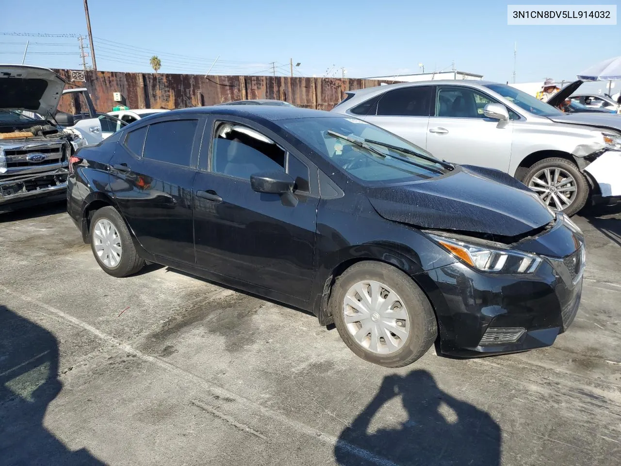 2020 Nissan Versa S VIN: 3N1CN8DV5LL914032 Lot: 74013374