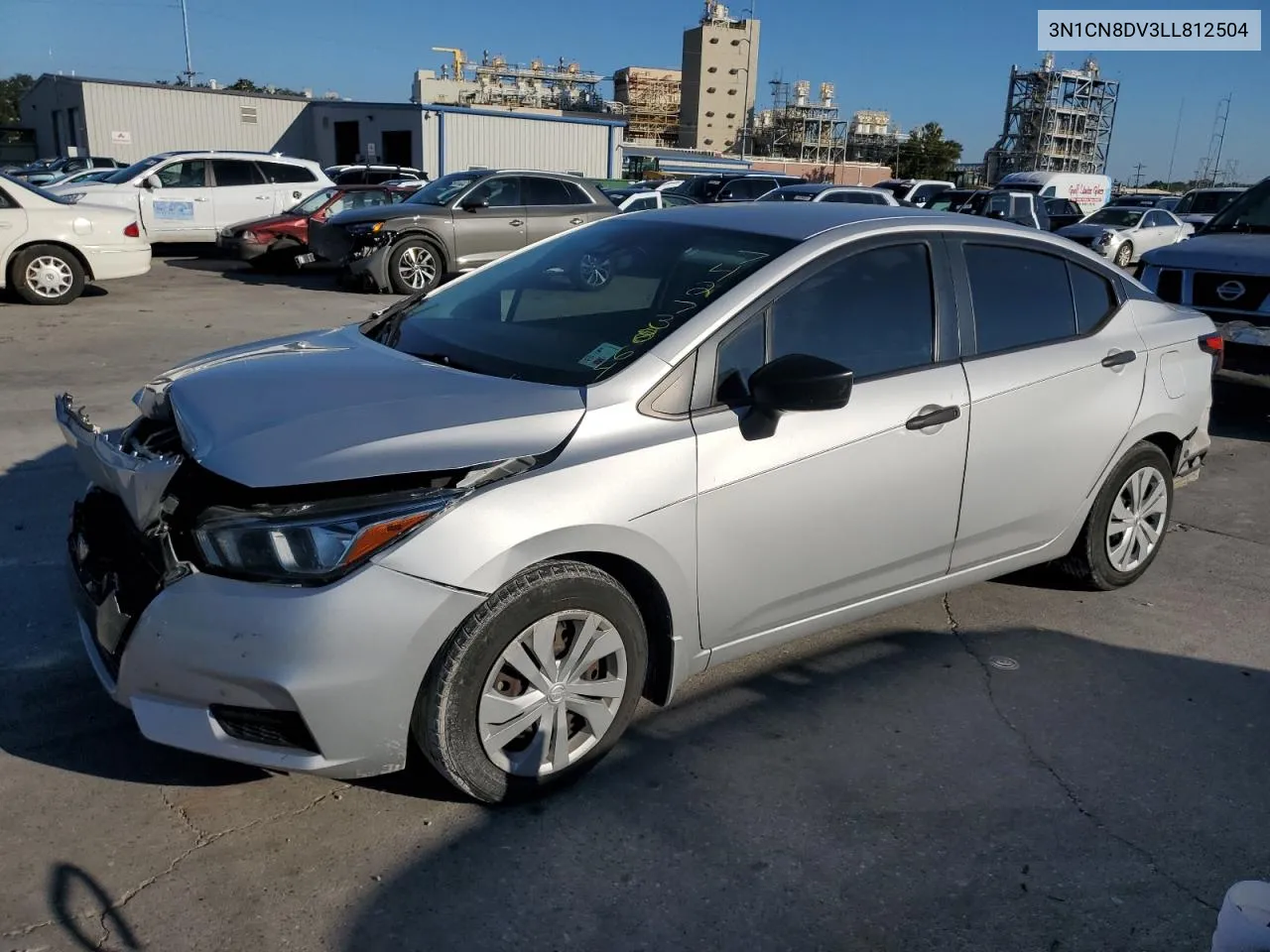 2020 Nissan Versa S VIN: 3N1CN8DV3LL812504 Lot: 74273864