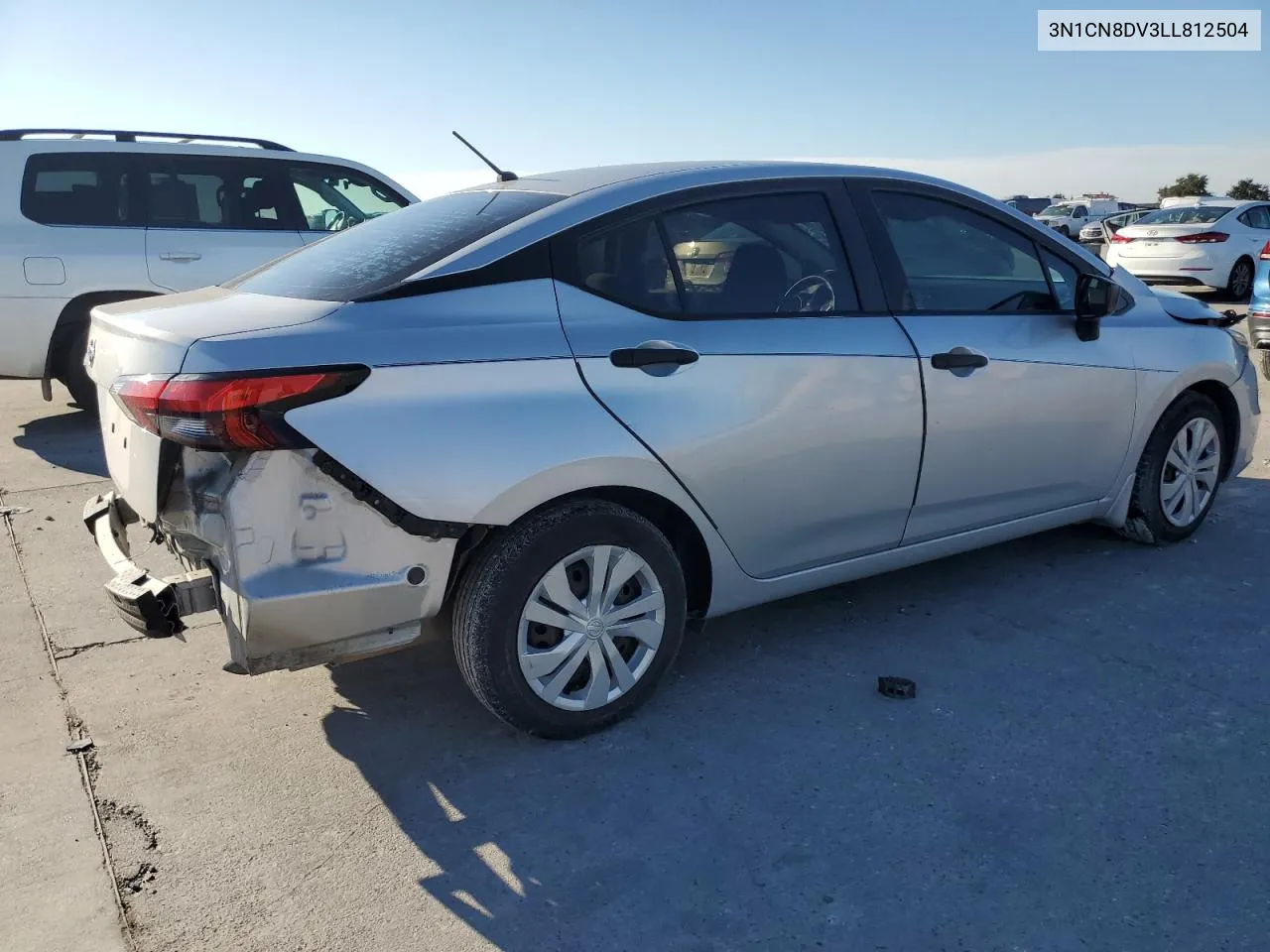 2020 Nissan Versa S VIN: 3N1CN8DV3LL812504 Lot: 74273864