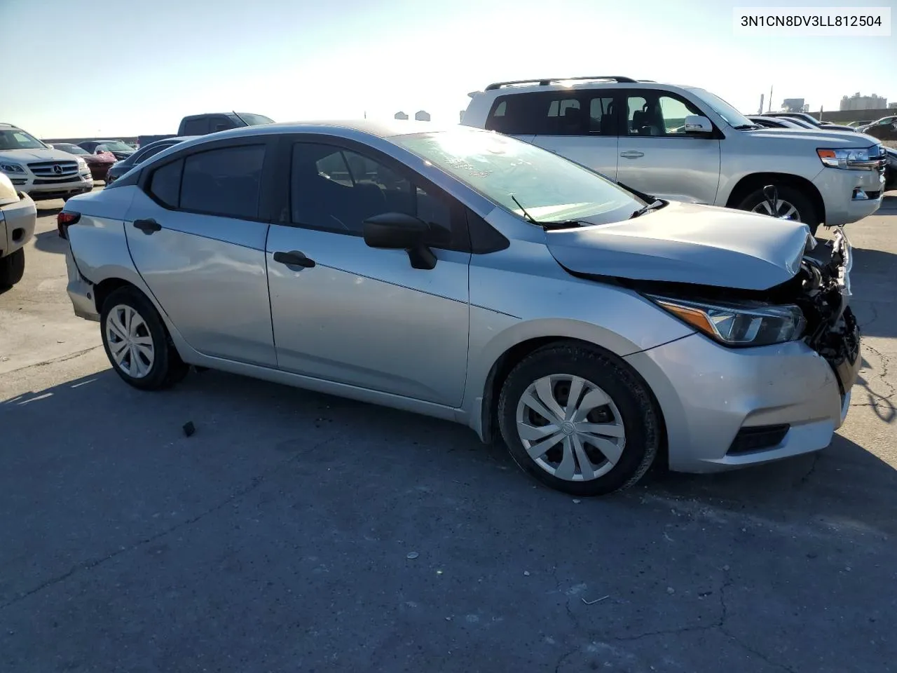 2020 Nissan Versa S VIN: 3N1CN8DV3LL812504 Lot: 74273864