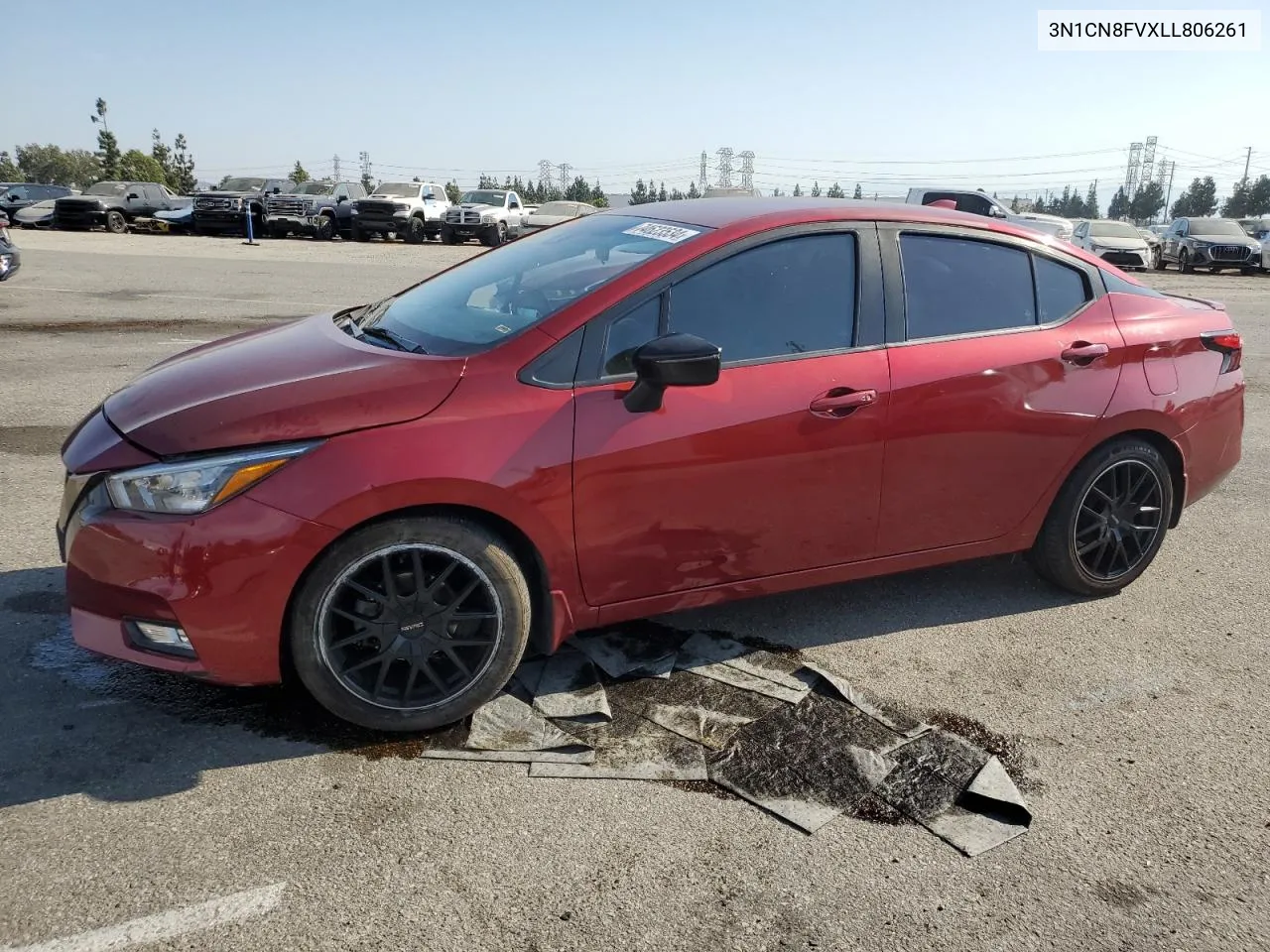 2020 Nissan Versa Sr VIN: 3N1CN8FVXLL806261 Lot: 74623534