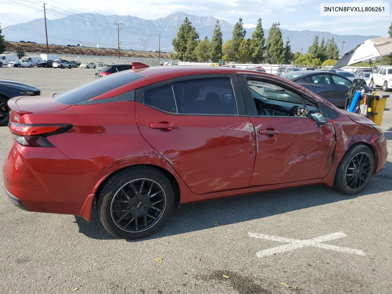 2020 Nissan Versa Sr VIN: 3N1CN8FVXLL806261 Lot: 74623534