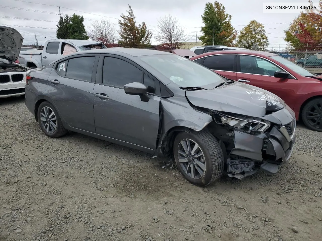 2020 Nissan Versa Sv VIN: 3N1CN8EV2LL846125 Lot: 75025674