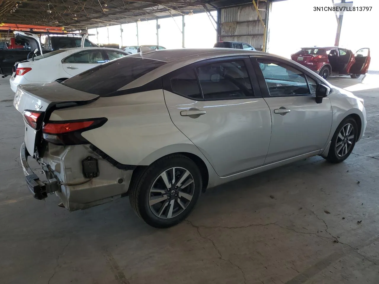 2020 Nissan Versa Sv VIN: 3N1CN8EV7LL813797 Lot: 75045944