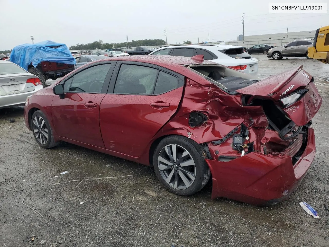 2020 Nissan Versa Sr VIN: 3N1CN8FV1LL919001 Lot: 75164954