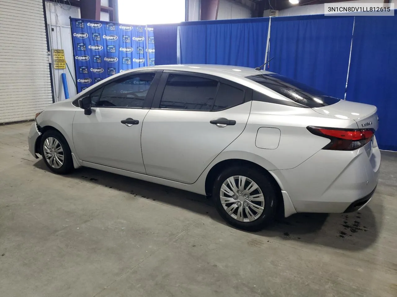 2020 Nissan Versa S VIN: 3N1CN8DV1LL812615 Lot: 75947434