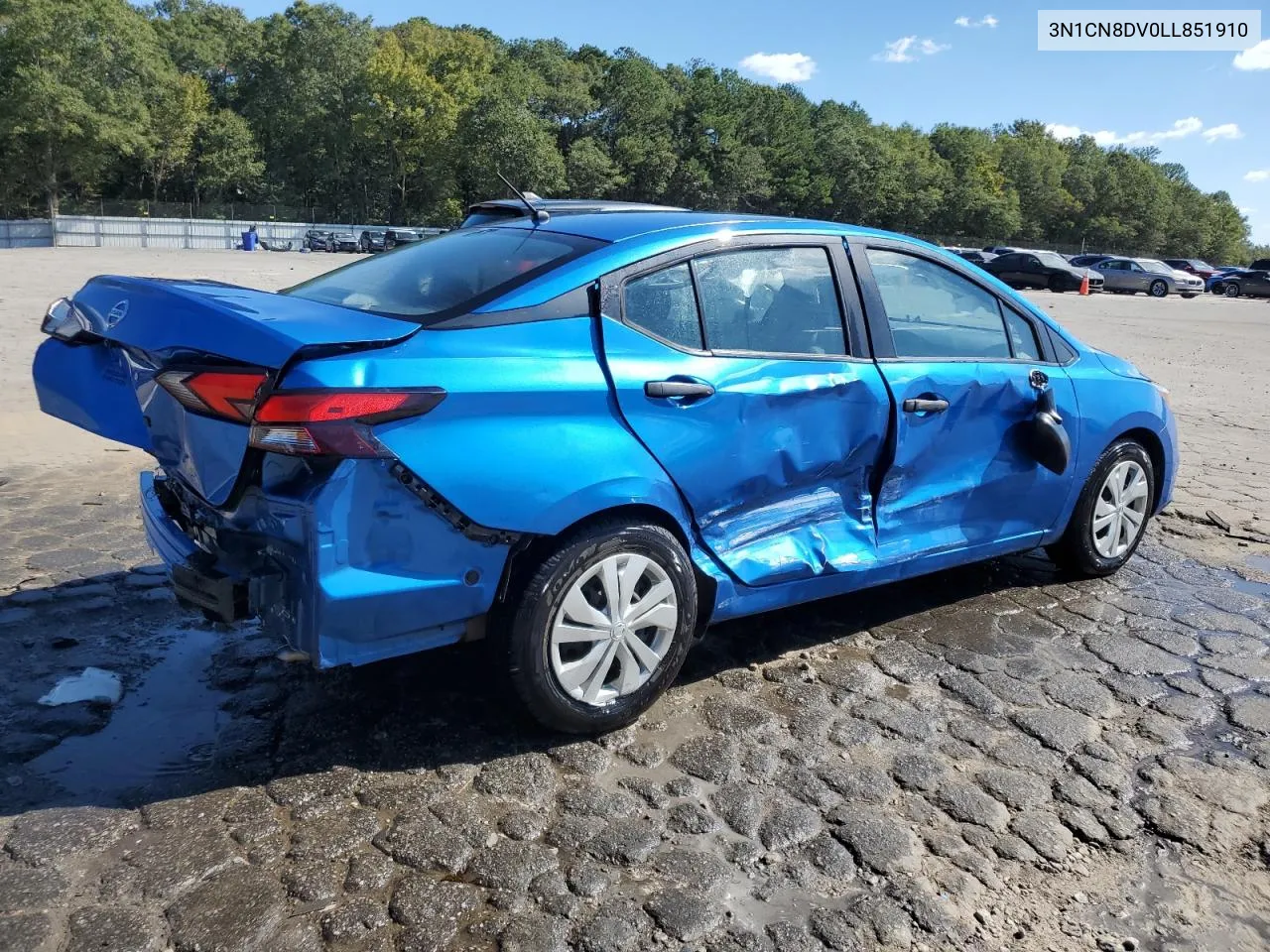 2020 Nissan Versa S VIN: 3N1CN8DV0LL851910 Lot: 76002674