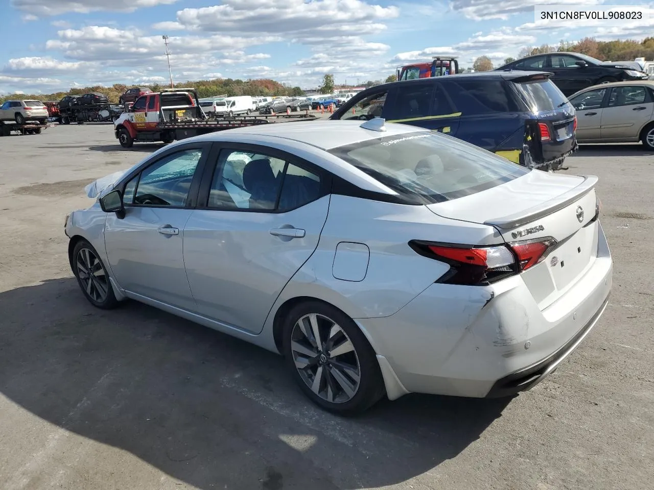 2020 Nissan Versa Sr VIN: 3N1CN8FV0LL908023 Lot: 76313024