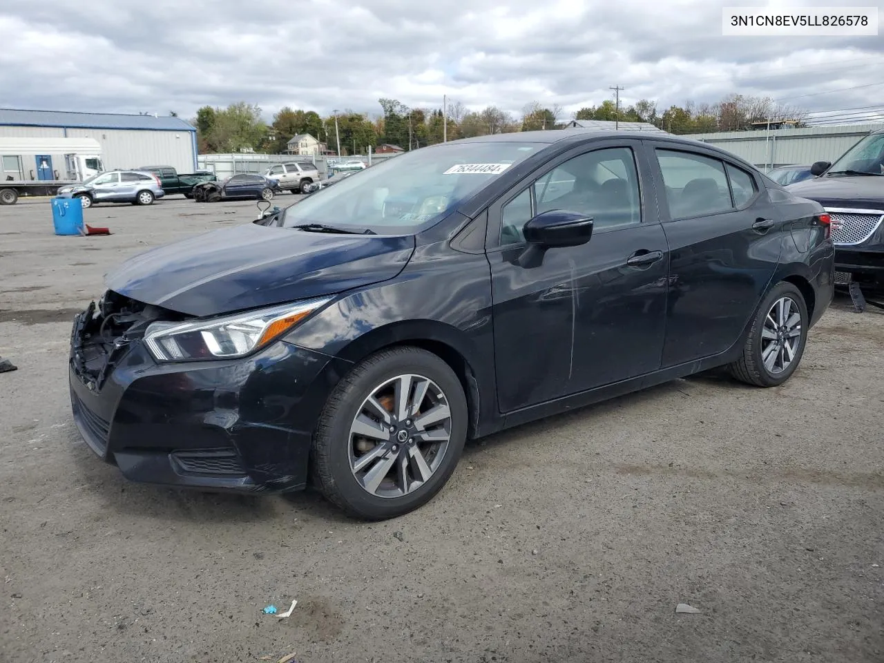 2020 Nissan Versa Sv VIN: 3N1CN8EV5LL826578 Lot: 76344484