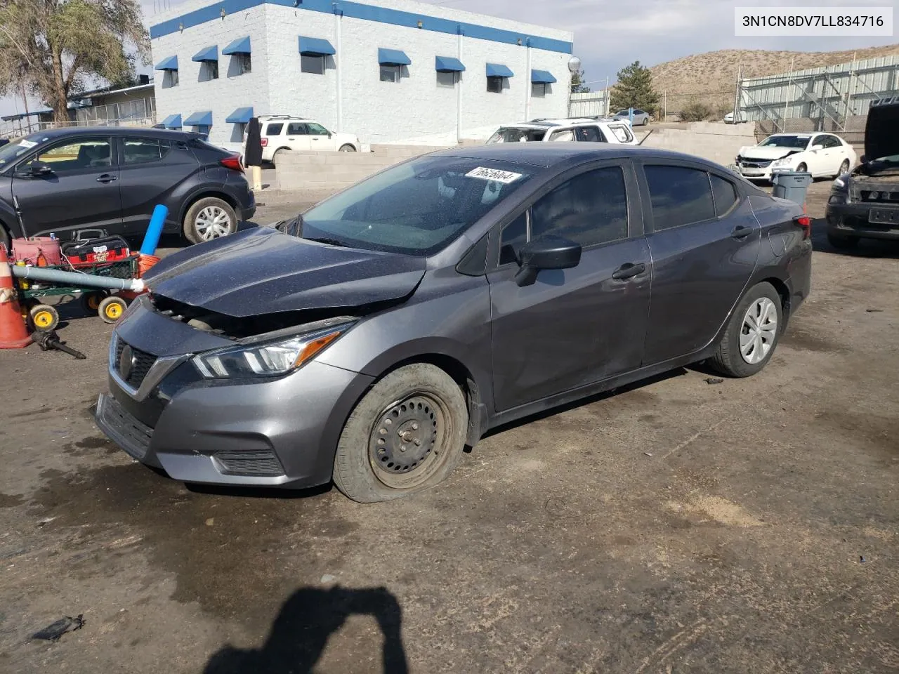 2020 Nissan Versa S VIN: 3N1CN8DV7LL834716 Lot: 76626004