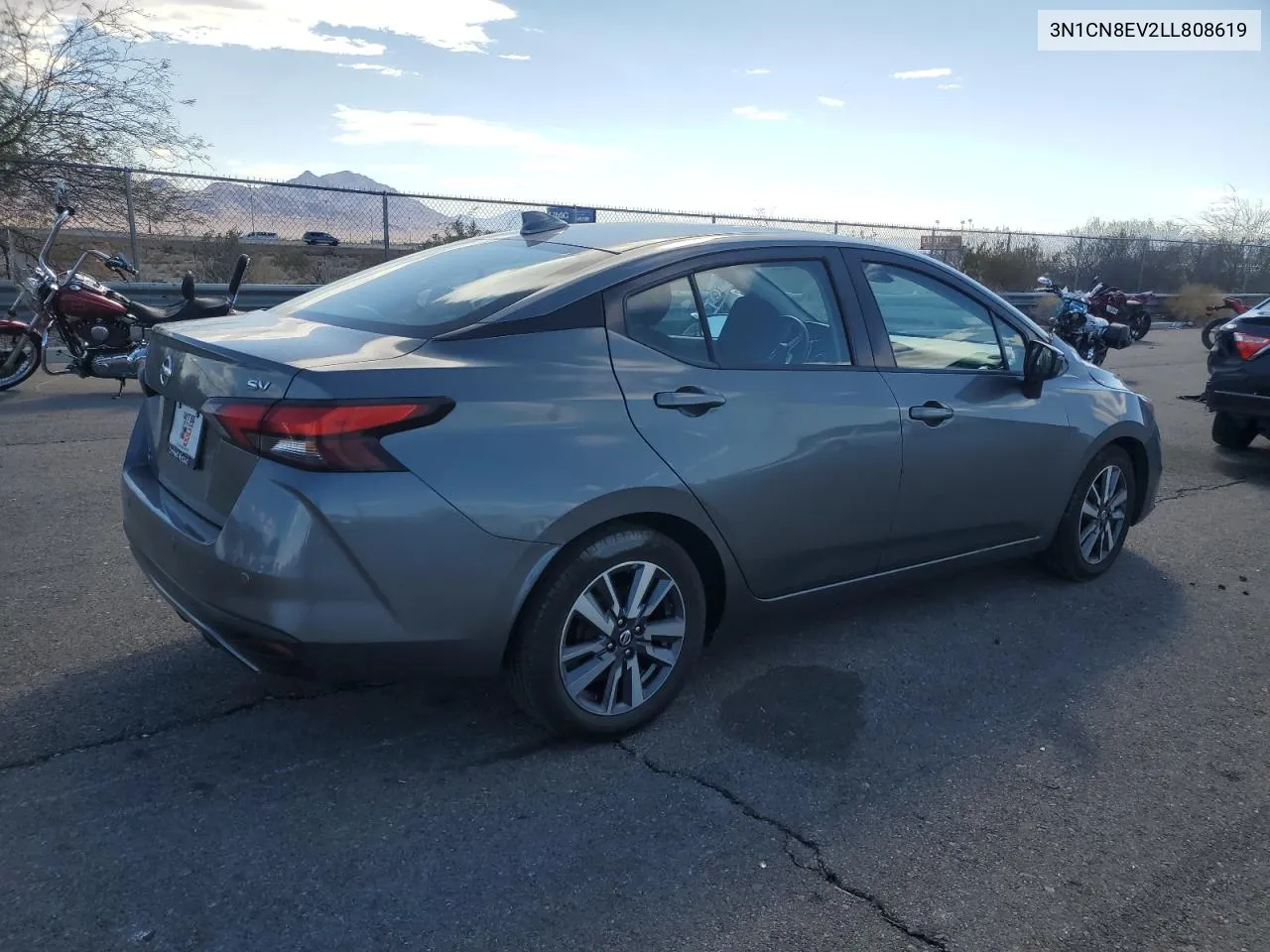 2020 Nissan Versa Sv VIN: 3N1CN8EV2LL808619 Lot: 77034104