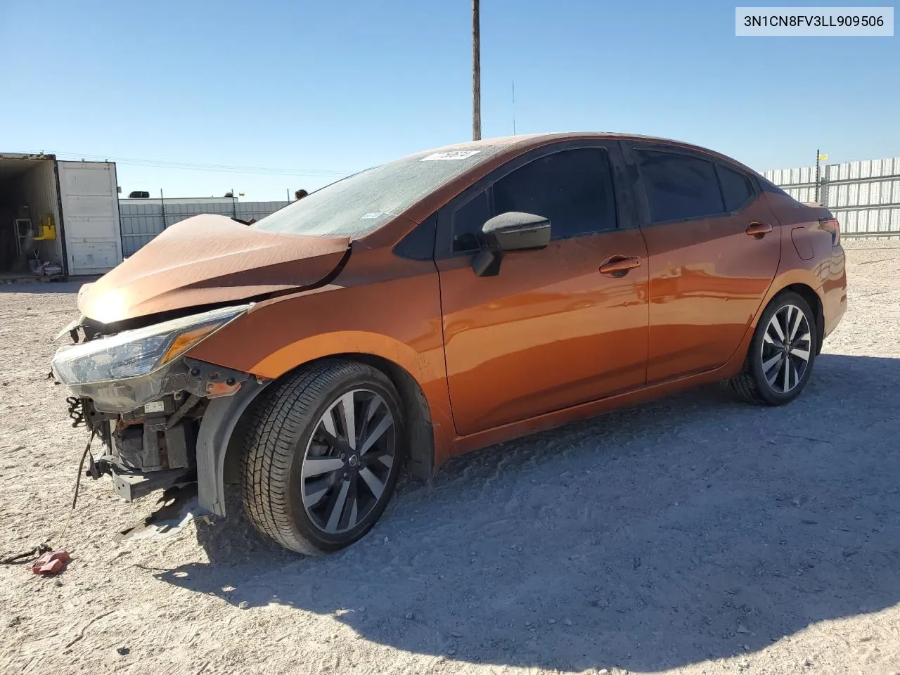 2020 Nissan Versa Sr VIN: 3N1CN8FV3LL909506 Lot: 77750674