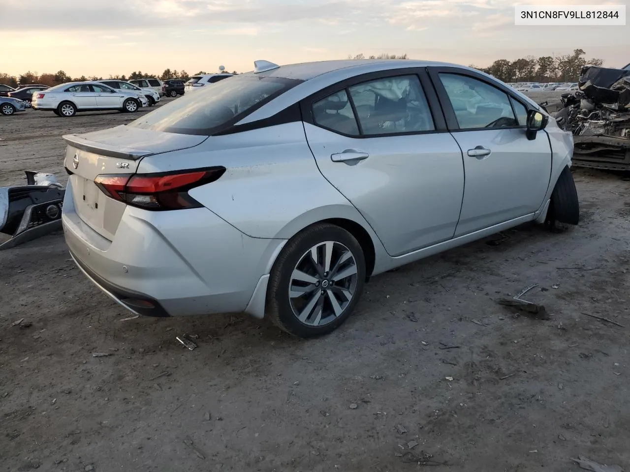 2020 Nissan Versa Sr VIN: 3N1CN8FV9LL812844 Lot: 78387104