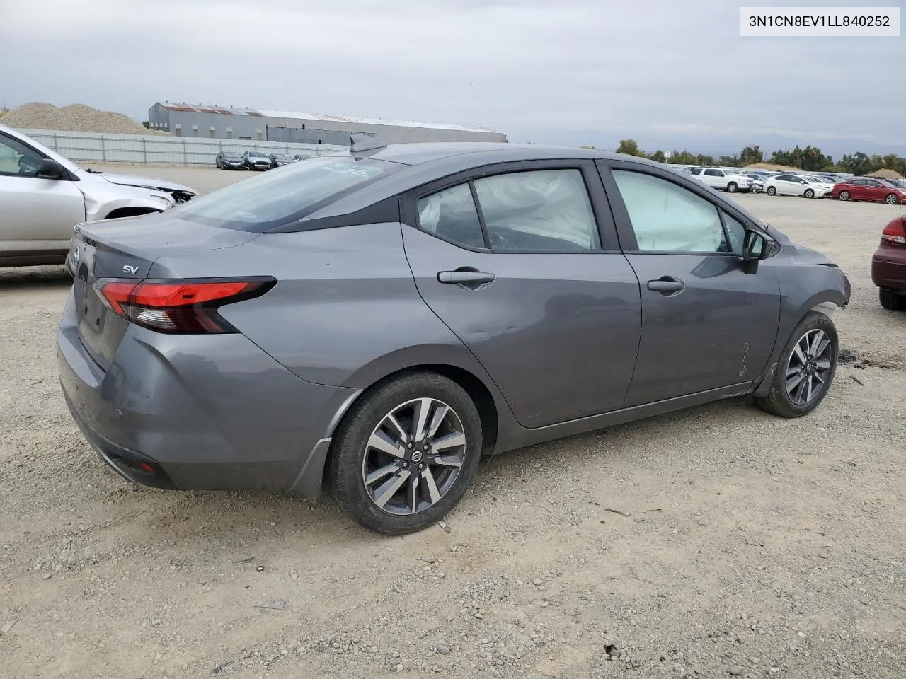 2020 Nissan Versa Sv VIN: 3N1CN8EV1LL840252 Lot: 78596374