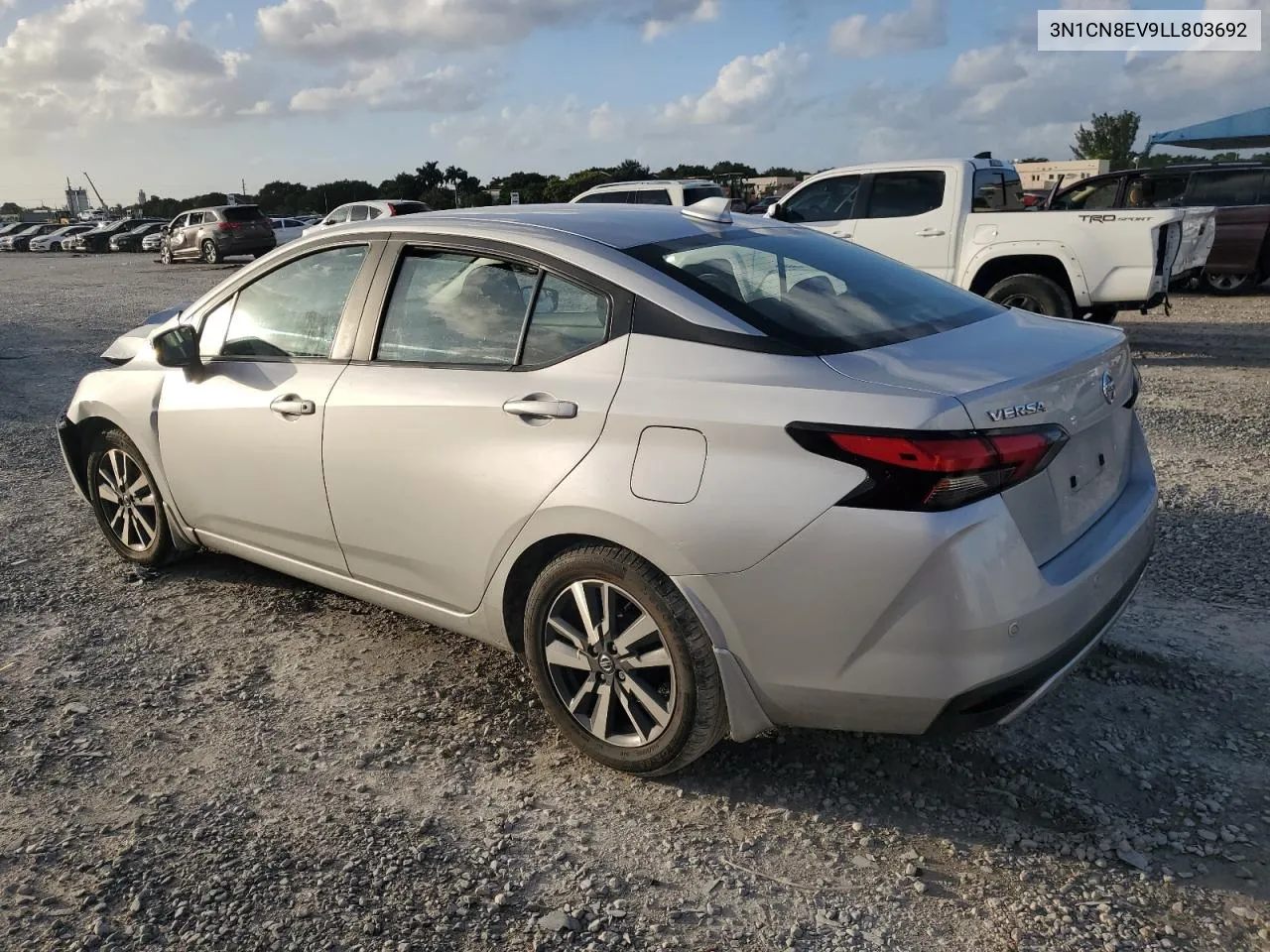 2020 Nissan Versa Sv VIN: 3N1CN8EV9LL803692 Lot: 78768734