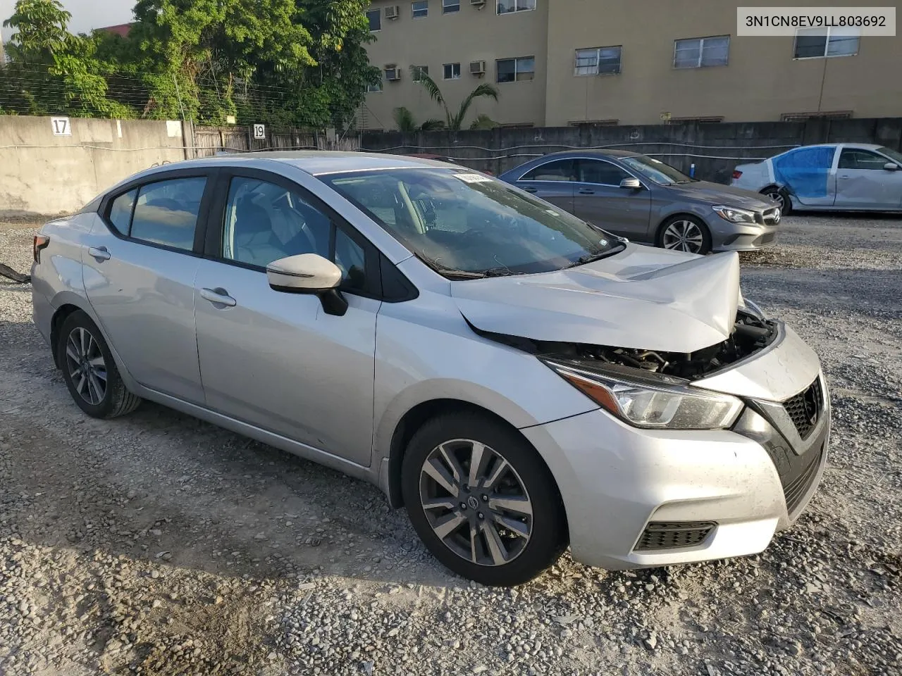 2020 Nissan Versa Sv VIN: 3N1CN8EV9LL803692 Lot: 78768734